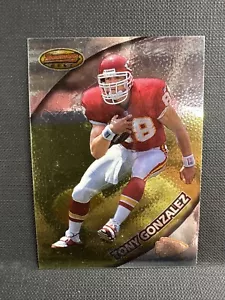 1997 BOWMANS BEST TONY GONZALEZ NFL FOOTBALL RC #101 CHIEFS A2W - Picture 1 of 2
