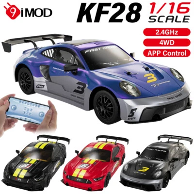9IMOD 4WD RC Drift Car 2.4G Racing Car APP Control Dual Tires  RTF Vehicle 1:16 - Image 1 of 4