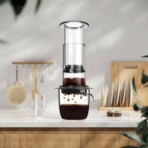 3 In 1 AeroPress Clear Coffee Press Brew Method Combines French Press For Travel - Picture 1 of 6