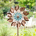 Solar Wind Spinner Kinetic Large Light Windmill Outdoor Lawn Patio Decoration