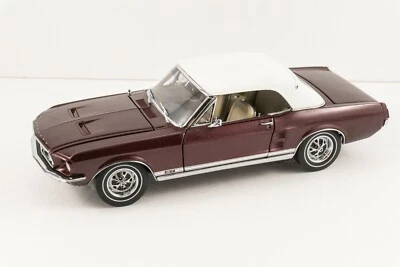 GMP 1/24 1967 Ford Mustang GT #23 of 500 LE Antique Burgundy Poly GORGEOUS! - Image 1 of 4