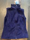 Columbia Mount Cannon Blue Fleece Vest Size Small Nwt