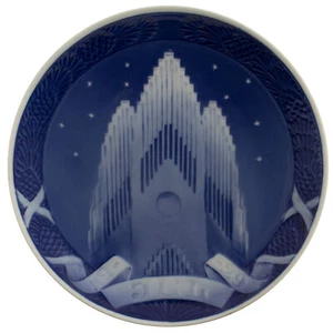 ROYAL COPENHAGEN WEIHNACHTSTELLER 1929 ORIGINAL PORZELLAN ERSTE WAHL - Bild 1 von 4