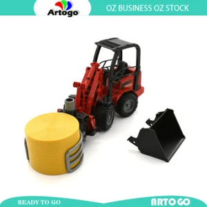 1:16 Scale Highly Precision Schaffer Compact Loader 2630 w/Bale Gripper & bale - Picture 1 of 4