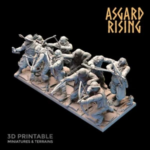 Bandit Bowmen Unit x10, Wargames Fantasy RPG DnD Warband Warrior Miniaturas - Imagen 1 de 2
