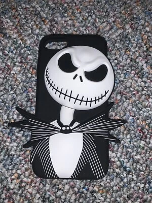 FUNDA DISNEY PARKS D-TECH 3D JACK SKELLINGTON DISNEY RESORT iPHONE 7 USADA EN EXCELENTE ESTADO Foto 1 de 3