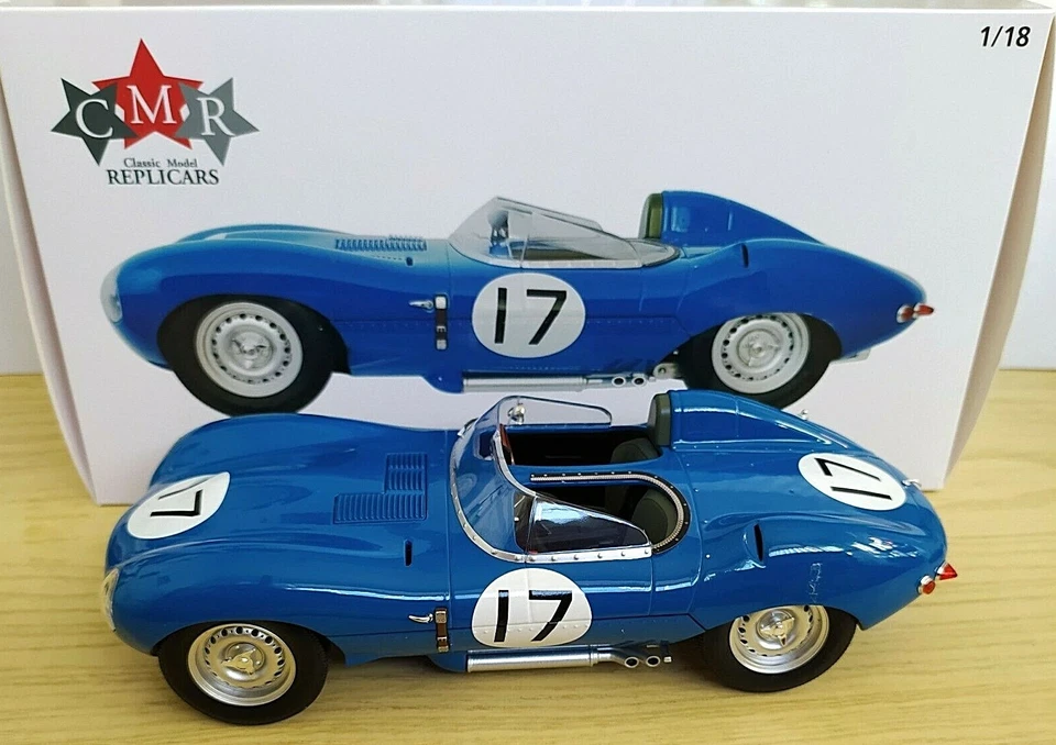 CMR REPLICARS 1:18 AUTO JAGUAR D-TYPE N.17 LUCAS / BRUSSIN  24h LM 1957  CMR145 - Immagine 1 di 1