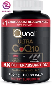 Coq10 100Mg Softgels, Ultra Coq10 100Mg, 3X Better Absorption, Antioxidant for - Picture 1 of 12