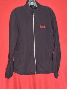 Vola's Dockside Grill Port Authority Jacket Full Zip Black Long Sleeve Men's Med - Picture 1 of 2