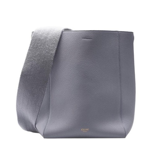 Borsa a tracolla media Celine blu cielo Sangle