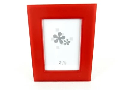 Translucent Color Picture Frame, 3x5 Desktop Red or Orange, Sweda# PF88 - Image 1 of 4