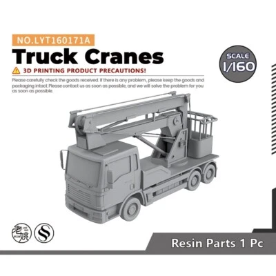 1/160 N Scale Construction Equipment Tow Truck Railroads Scenery Miniatures - Image 1 of 3