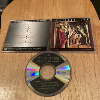 Impellitteri – Answer To The Master CD 1st Japan press rob rock yngwie malmsteen Foto 1 de 4