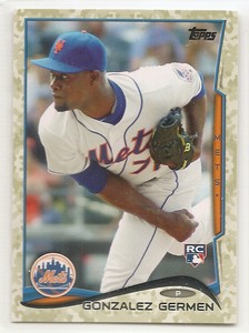 GONZALEZ GERMEN RC 40/99 2014 Topps Camo Parallel #485 New York Mets
