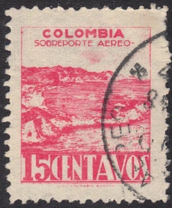 1945 Colombia SC# C136 - Bay of Santa Maria - Used - Picture 1 of 2