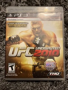 UFC Undisputed 2010 MINT DISC Sony PlayStation 3 PS3 Complete CIB THQ PS Good - Picture 1 of 4