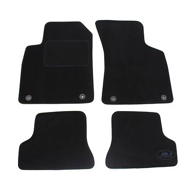 Tapis De Sol Velours Sur Mesure Pour Audi TT 8N 1998-2006 4-Pcs Fixation Ronde - Photo 1/4