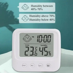 Digital Temperature Humidity Meter Home Indoor Electronic Hygrometer Thermometer - Picture 1 of 7