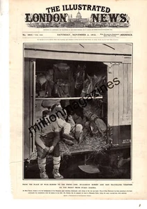 1912 London News November 2 - Macedonian and Turkish prisoners; Pera, Solonica - Picture 1 of 1