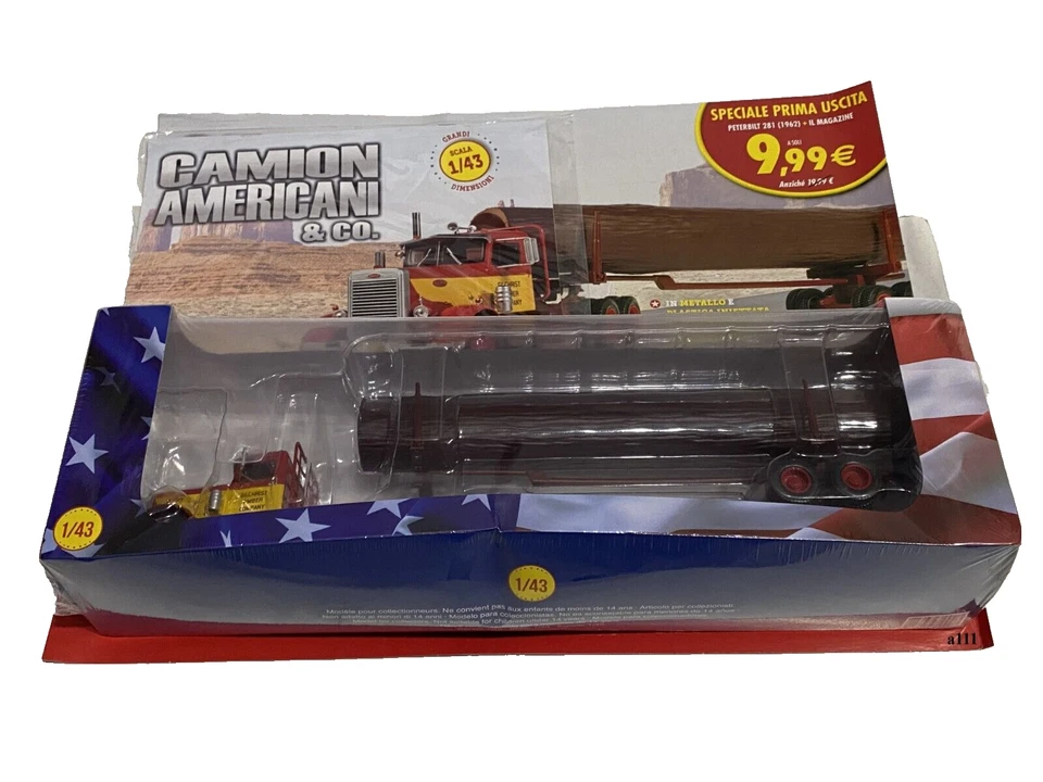 PETERBILT 281 (1962) / CAMION AMERICANI  1:43 DeA  Prima Uscita    (a111) - Immagine 1 di 1