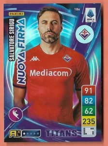 PANINI CALCIATORI ADRENALYN 2023 TITANS T186 Salvatore Sirigu Fiorentina Nuove F - Foto 1 di 1