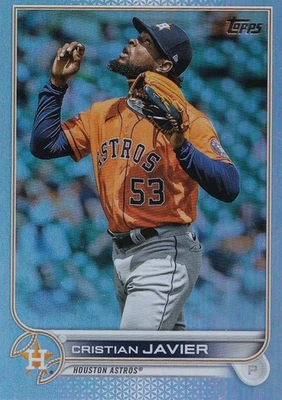 Cristian Javier 2022 Topps Series 1 Rainbow Foil #211 Houston Astros - Image 1 of 2