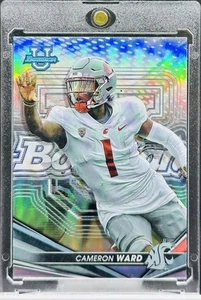 Cam Ward Refractor 2022 Bowman University Best #99 Miami Hurricanes SP Rookie - Picture 1 of 2