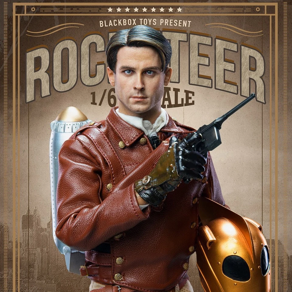 Figura de acción muñeca BLACKBOX The Rocketeer Pilot 12 pulgadas modelo BBT9023 versión normal Foto 1 de 4