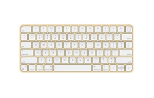 Apple Magic Keyboard with Touch ID  - A2449 -Gold - Lightning - Excellent - Picture 1 of 1