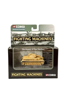 Corgi Fighting Machines PZKPFW IV Ausf G Afrika Korps CS90107 Tank WWII Die-cast - Picture 1 of 7