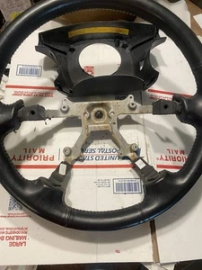 Mitsubishi 3000GT Stealth Leather Steering Wheel No Bag No Horn Buttons 98 - Picture 1 of 5