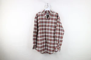 Vintage 90s Gap Mens Medium Faded Heavyweight Canvas Collared Button Down Shirt - Picture 1 of 13
