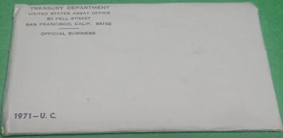 1971 PDS US UNC Mint Set-Of 11 Clad US Coins w/Kennedy Halves Cent Free Shipping - Image 1 of 4