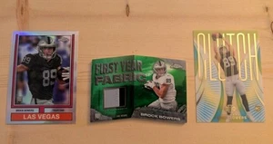 Lot Of 2024 Brock Bowers Rc Cards (Topps Chrome FYF /99) Silver Prizm, Illusions - Picture 1 of 9