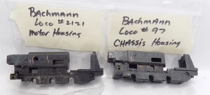 HO / BACHMANN / LOCOMOTIVE #97 & #2121 / MOTOR HOUSING CHASSIS / METAL PARTS - Picture 1 of 2
