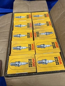 Old Stock Full Case of 200 NGK Spark Plugs B9HS-10 Box got wet - Picture 1 of 6