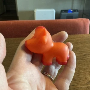 Animali della fattoria Djeco Topanifarm: figura di mucca arancione - Foto 1 di 8