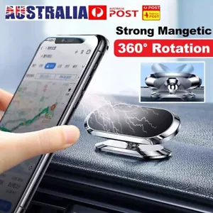 Universal Magnetic Car Phone Holder Dashboard Mount Stand for iPhone Samsung GPS - Picture 1 of 14