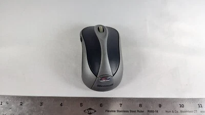 Microsoft Notebook 1050 Silver & Black Wireless 4000DPI Optical Mouse - Image 1 of 4