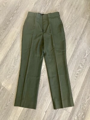 Pantalones de trabajo Horace Small Prof Apparel Cool Flex verdes para hombre talla 34R estilo 753 Foto 1 de 4