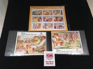 Juego de estampillas St V de Disney's Tales of Uncle Scrooge Ricitos de Oro Granadinas con certificado de autenticidad en muy buen estado - Imagen 1 de 5