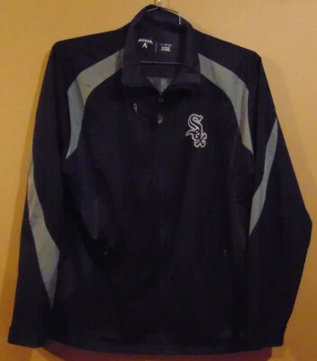 CHICAGO WHITE SOX PULLOVER JACKET BY ANTIGUA AND 2005 WORLD SERIES CAP - Image 1 of 4
