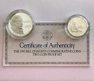 1993 Bill of Rights Commemorative Proof Set with Box & COA - West of the Divide - Picture 1 of 5