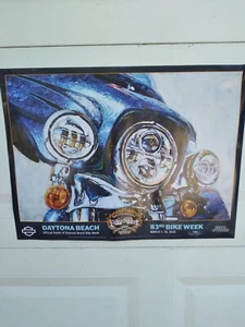 2024 DAYTONA BEACH BIKE WEEK MARCH 1-10 POSTER BRAND NEW - Picture 1 of 7
