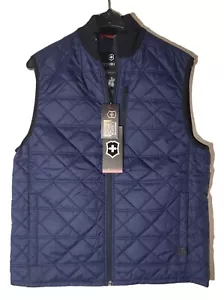 Victorinox Gilet Cervino OL Navy Taglia M Blu Uomo NUOVO con etichette Blu - Foto 1 di 5