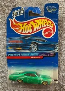 #955 Hot Wheels Mattel Pinstripe Power Series '65 Impala Car 3 NIP 21303-0910 - Picture 1 of 1