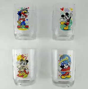 4 McDonalds Walt Disney World Glass Celebration 2000 Mickey Mouse - Imagen 1 de 11