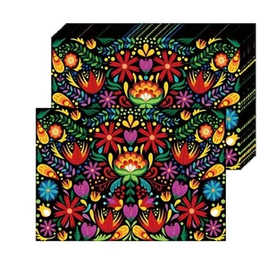 Paper Placemats Disposable 50 Pack Mexican Fiesta Placemats 16x 11 Inch Dia D... - Picture 1 of 7