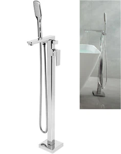 Freestanding Stand Fittings for Bathtub Bath Fittings Standing + Hand Shower PAR - Picture 1 of 6