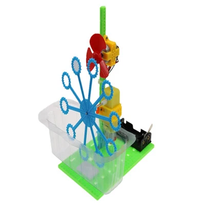 Handkurbel Magic Bubble Maker Blower Riesiges Riesen Seifenblasen Set - Bild 1 von 4